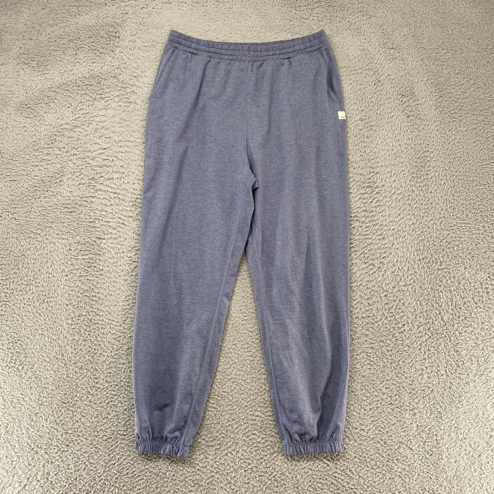 Vuori Joggers Mens Medium Boyfriend Sweatpants Lounge Gym Dreamknit Soft Blue
